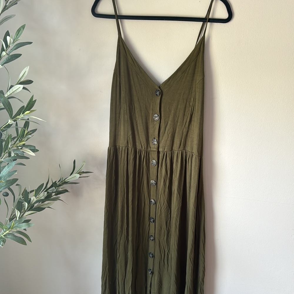 Venus- Button front maxi dress